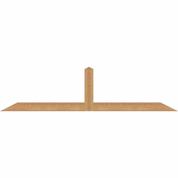 Ekena Millwork Portland Smooth Timber Gable Bracket, Western Red Cedar, 72"W x 18"H x 1 1/2"D x 3 1/2"F, 6/12 Pitch GBW072X18X0204POR00SWR - main